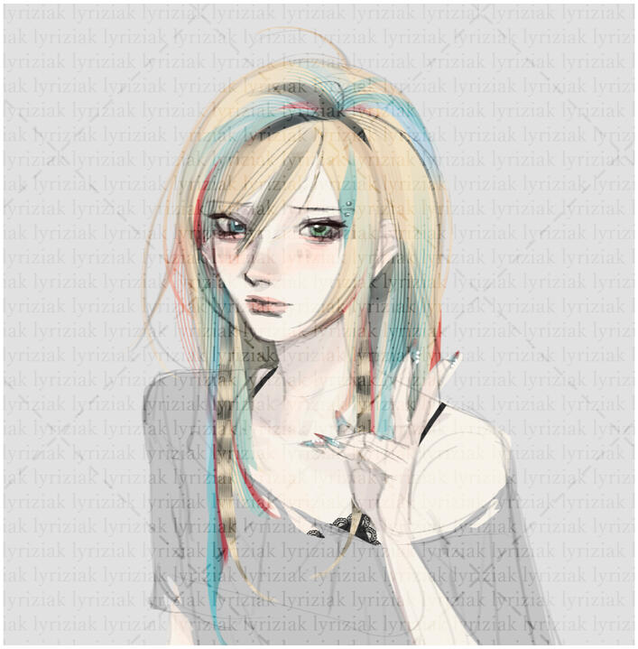 personal work, 2025 coloured sketch